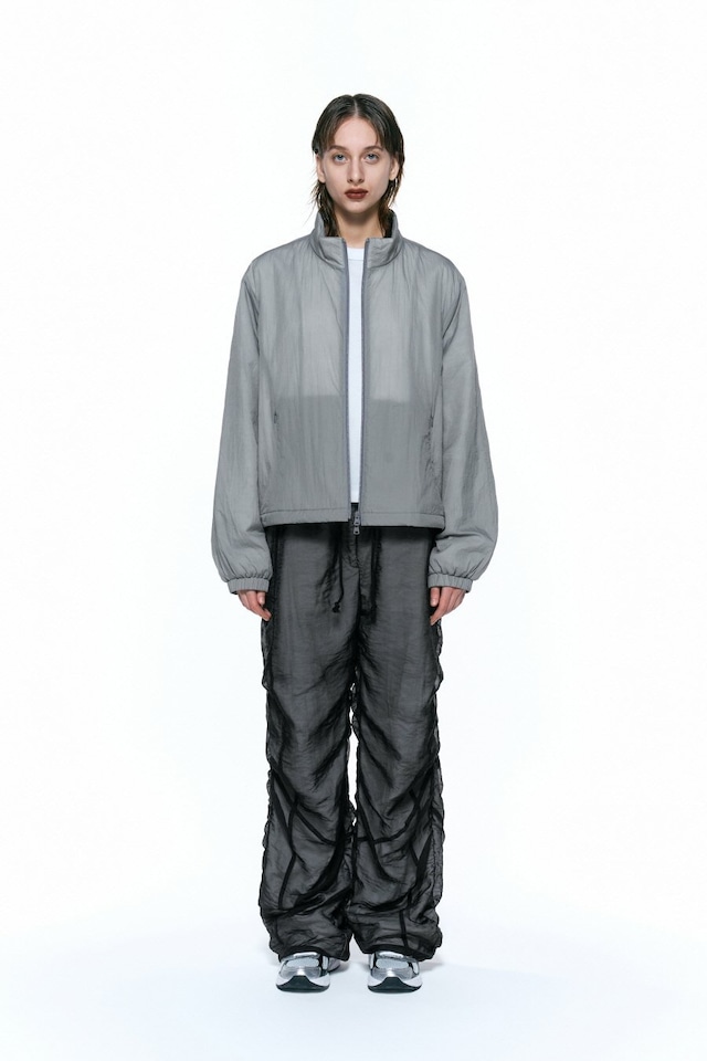 [INSILENCE WOMEN] Sheer Padded Jumper LIGHT GREY 正規品 韓国ブランド 韓国通販 韓国代行 韓国ファッション インサイレンス 日本 店舗