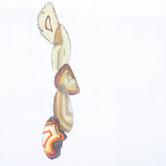 Hot Chocolate - アゲートヒーリングチャイム / Agate Sun Catcher Wind Chime 970