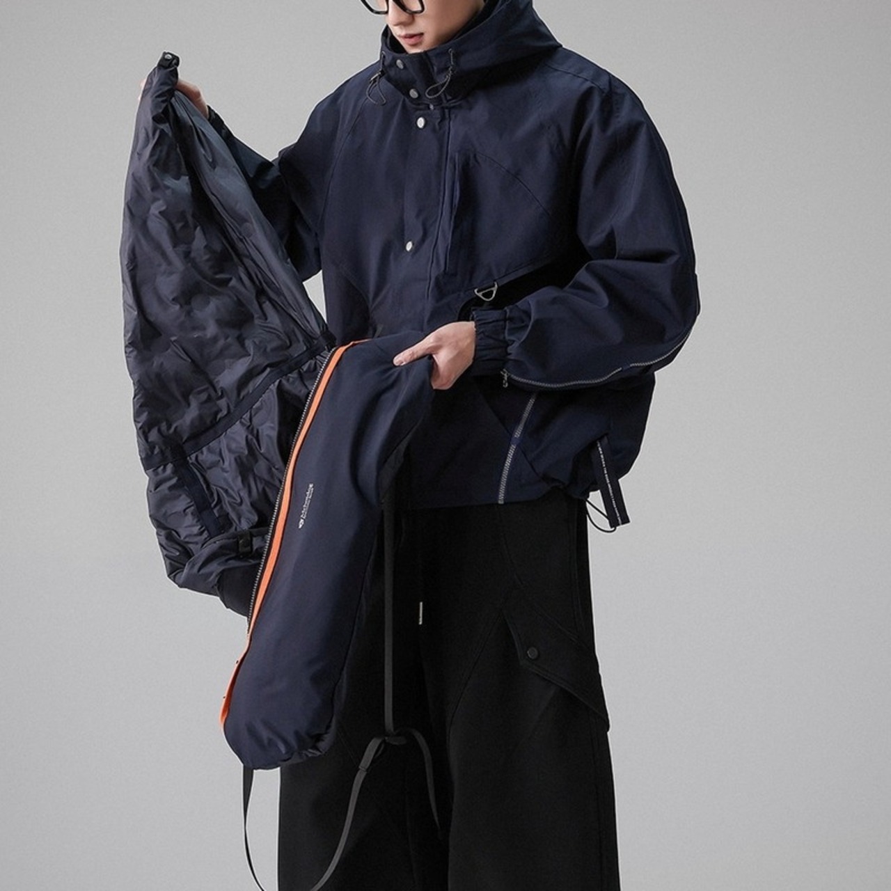 Zip-up Hip-length Padded Jacket ◇2color H0995