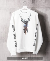 ◆アクセPT 袖ロゴスウェット◆sb-g1411552n