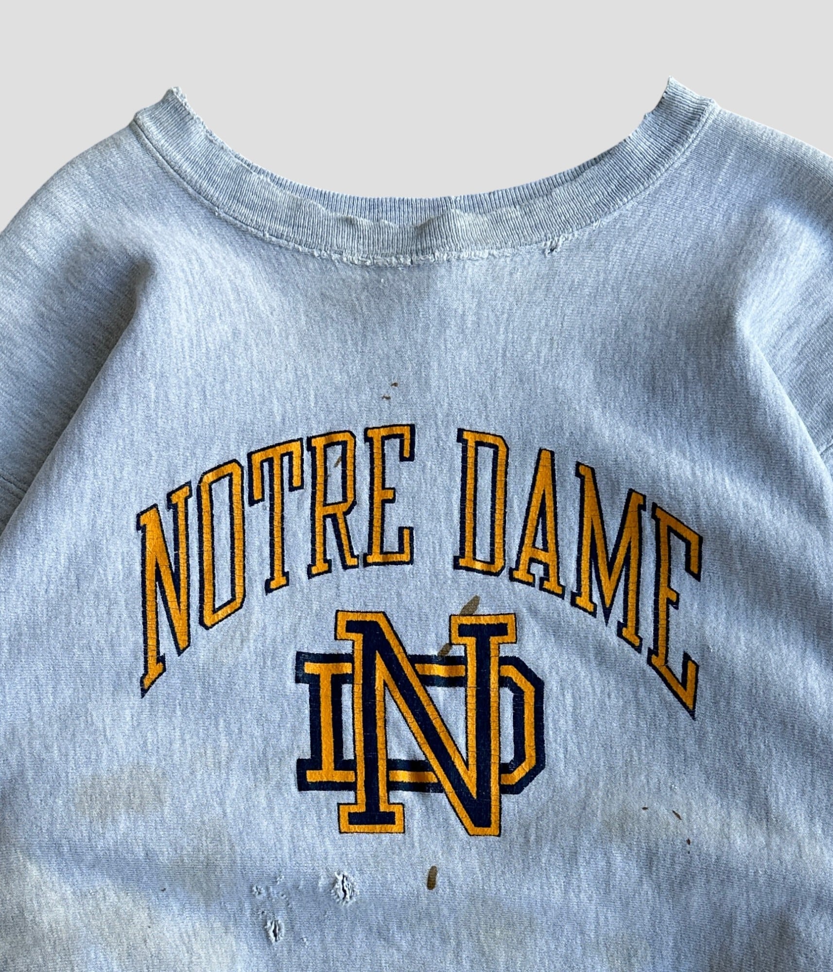 Vintage 80s XXL Champion Reverse Weave sweat -NOTRE DAME Vintage 80s XXL Champion Reverse Weave sweat -NOTRE DAME