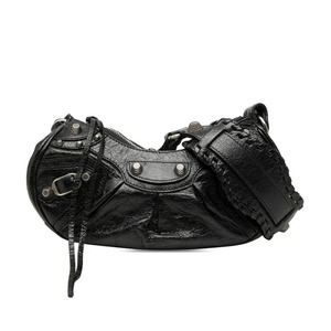 バレンシアガ Le Cagole ルカゴール XS ショルダーバッグ 671309 ブラック レザー レディース BALENCIAGA 【中古】