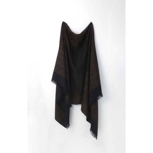 YANTOR / 2023-24 COLLECTION "二而不二 ninifuni" / Tibetan Paisley Jacquard Wool Stole