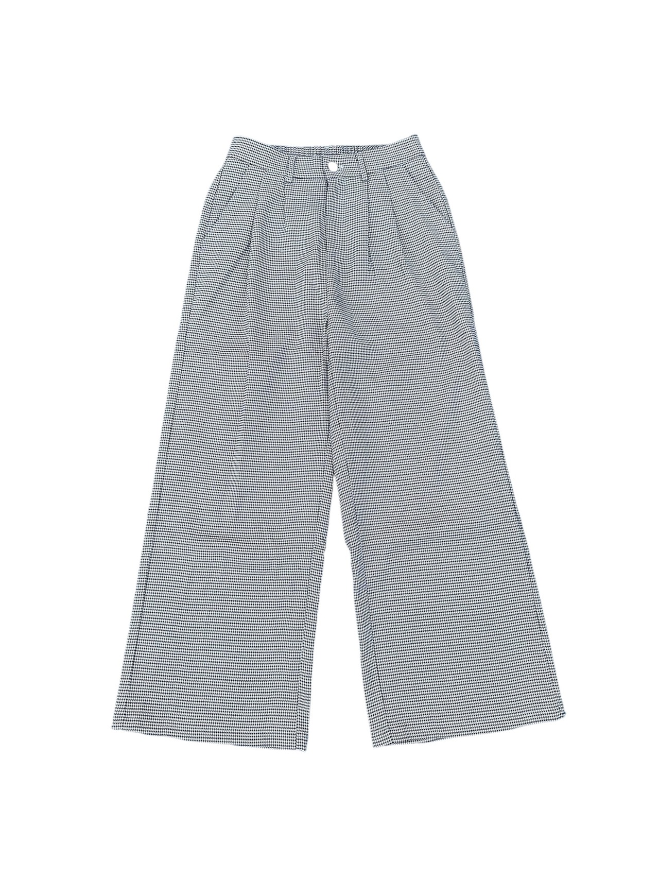 Modern Check Wide Slacks