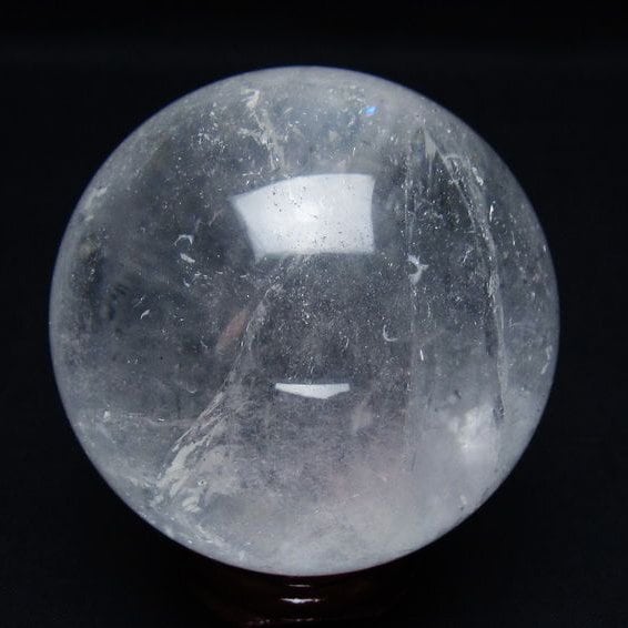 水晶 丸玉 65mm スフィア 置物 水晶玉 一点物 151-8973