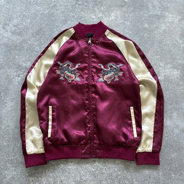 スーベニアジャケット　HONG KONG 龍柄　バック刺繍　1979年製　70s 楽天市場】古着 90年代 香港 HONG KONG 龍柄 ドラゴン柄 バック刺繍