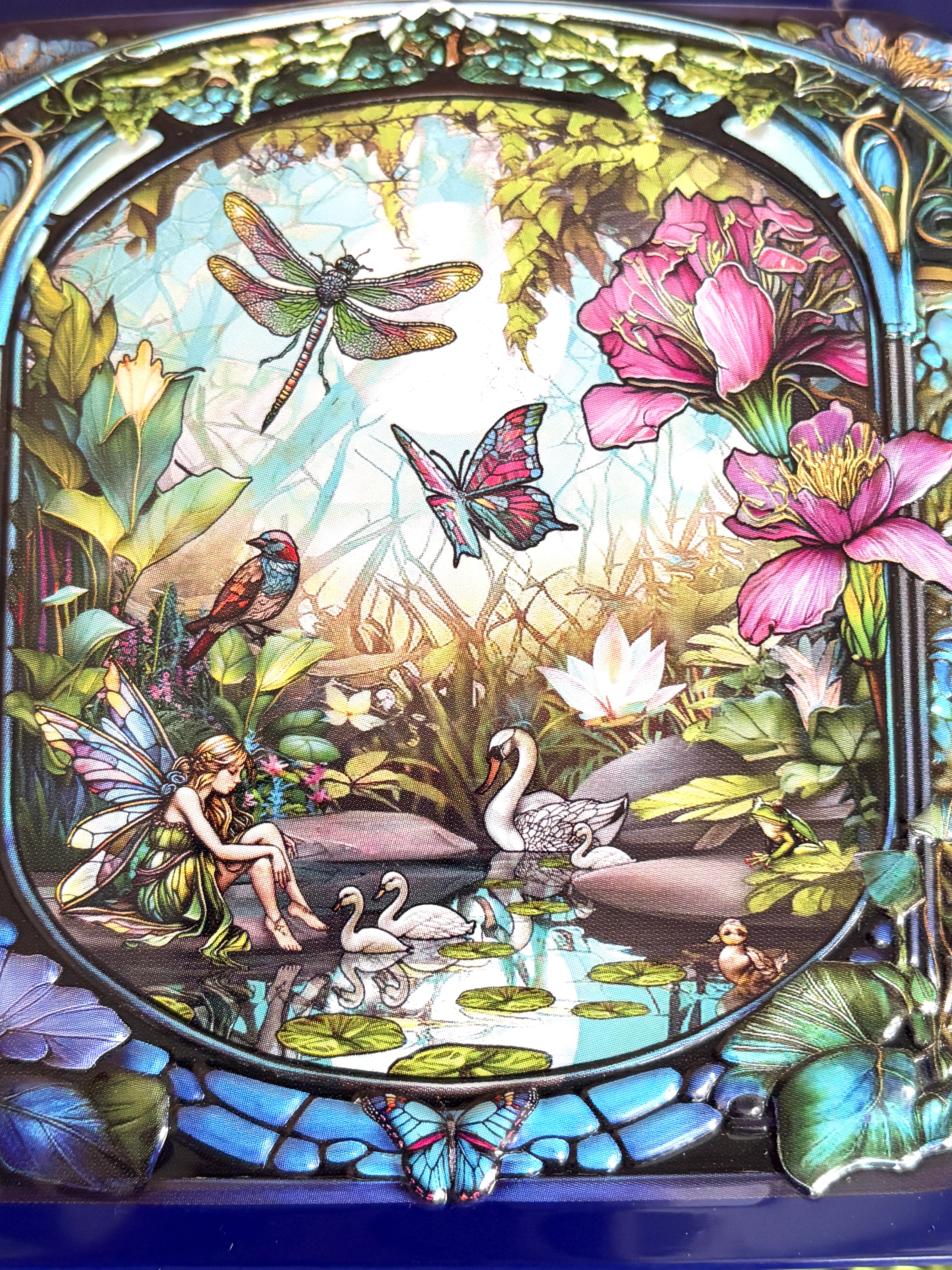 ◆チャーチル◆Lily Pond◆妖精◆fairy◆チョコレートファッジ◆缶◆イギリス製◆