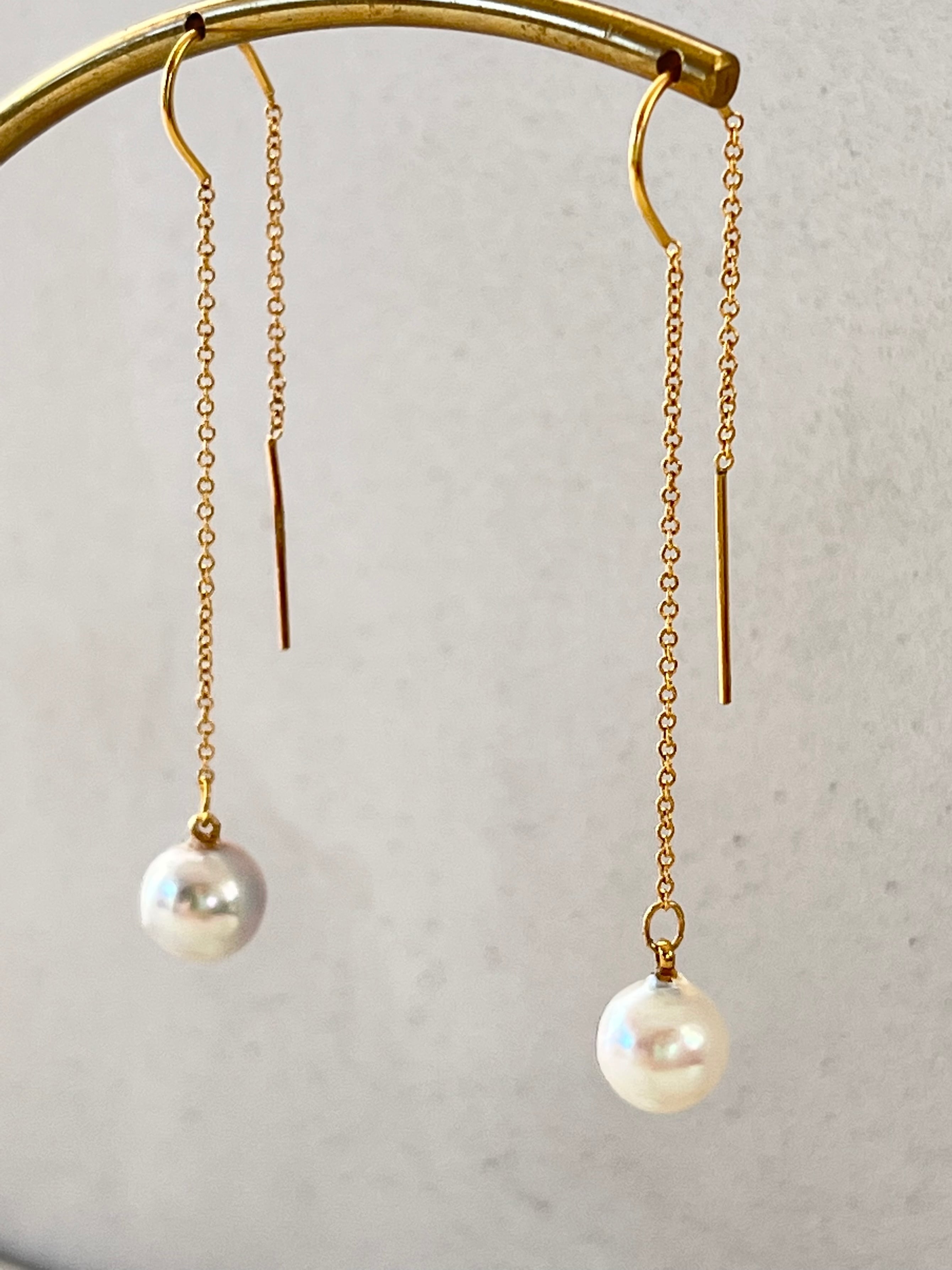 akoya チェーンピアス