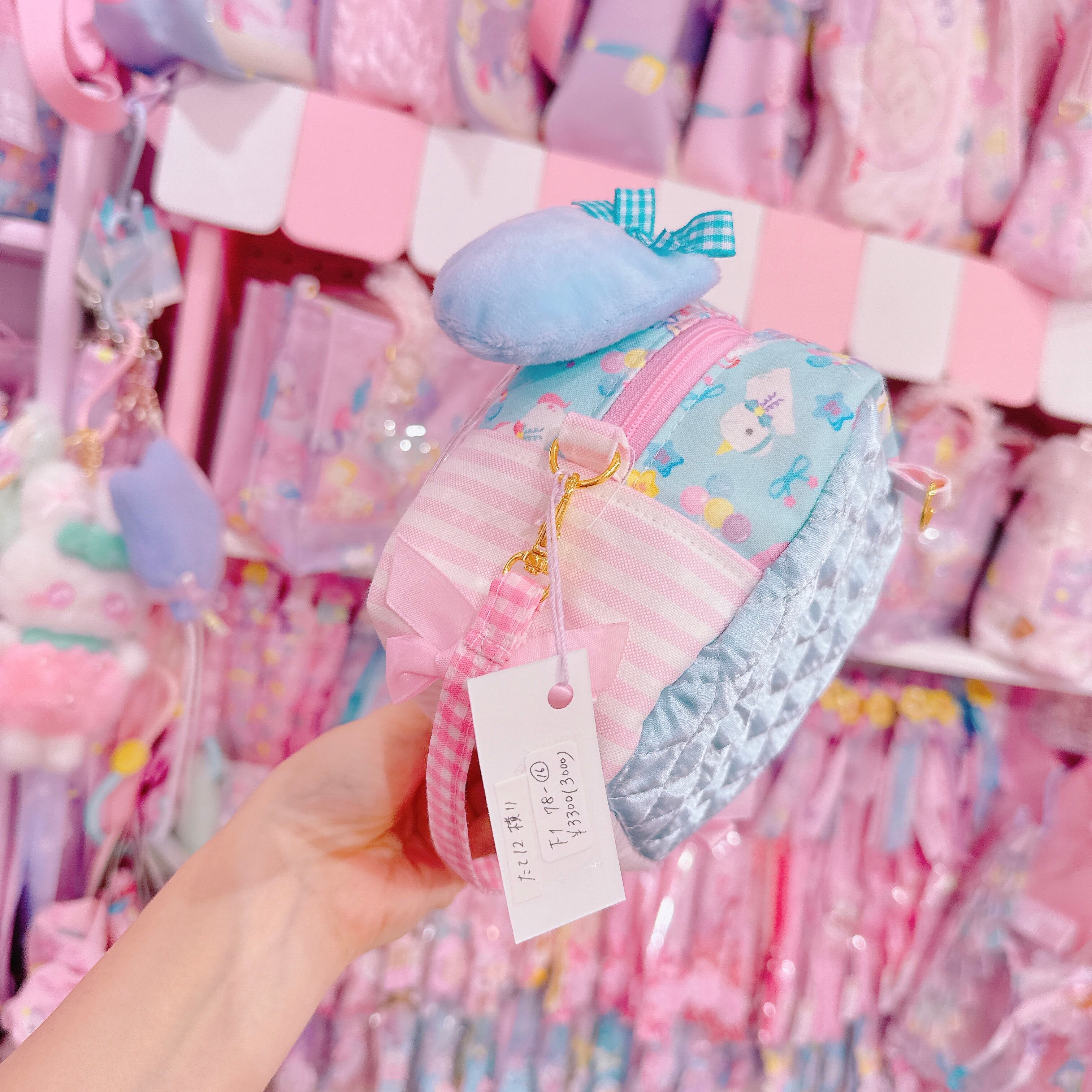 【F1】78-16耳つきぬいぐるみポーチ