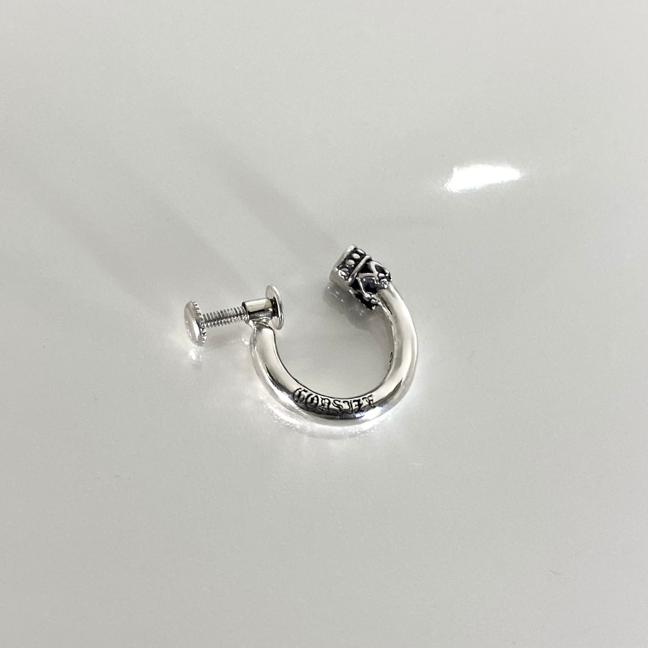 CROWN HOOP EARRING / クラウンフープイヤリング