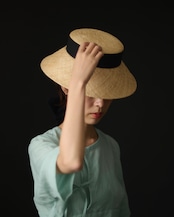 【Joëlle】Bao bell hat/バオベルハット(コットンシルクリボン)