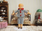 おしゃれなニットの男の子 セルロイドドール(へこみあり) 画像1