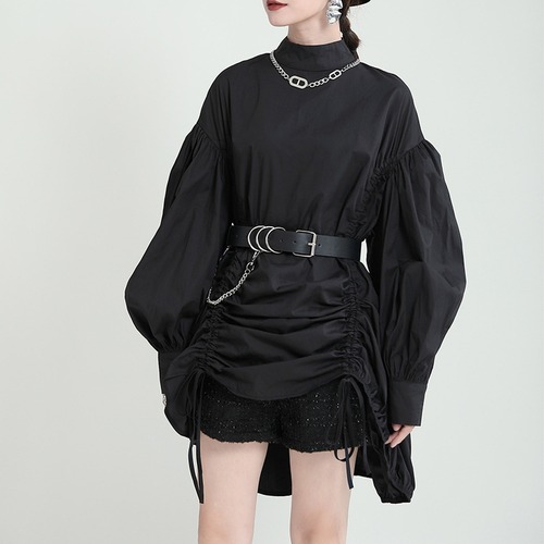 gather wide long tops / l0826