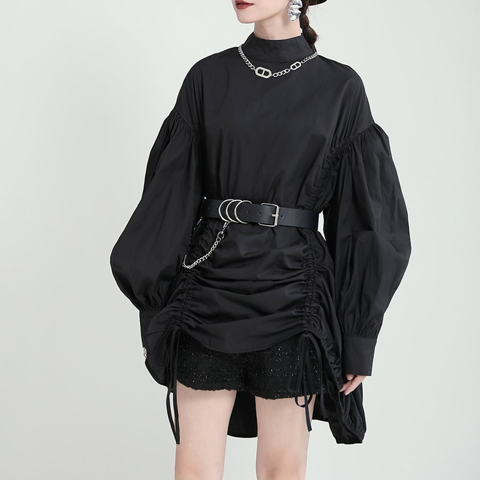 gather wide long tops / l0826