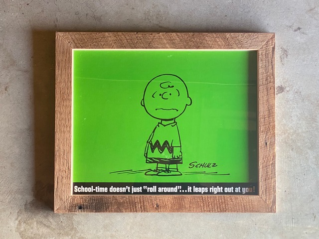 60s PEANUTS DATE BOOK POSTER FRAMING【44】