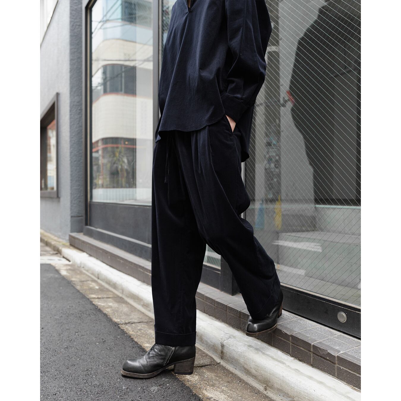 Blanc YM ブランワイエム　コーデュロイシャツ　メンズ Blanc YM] (ブランワイエム) BL-25A-CSJ CASHMERE SHIRT JACKET