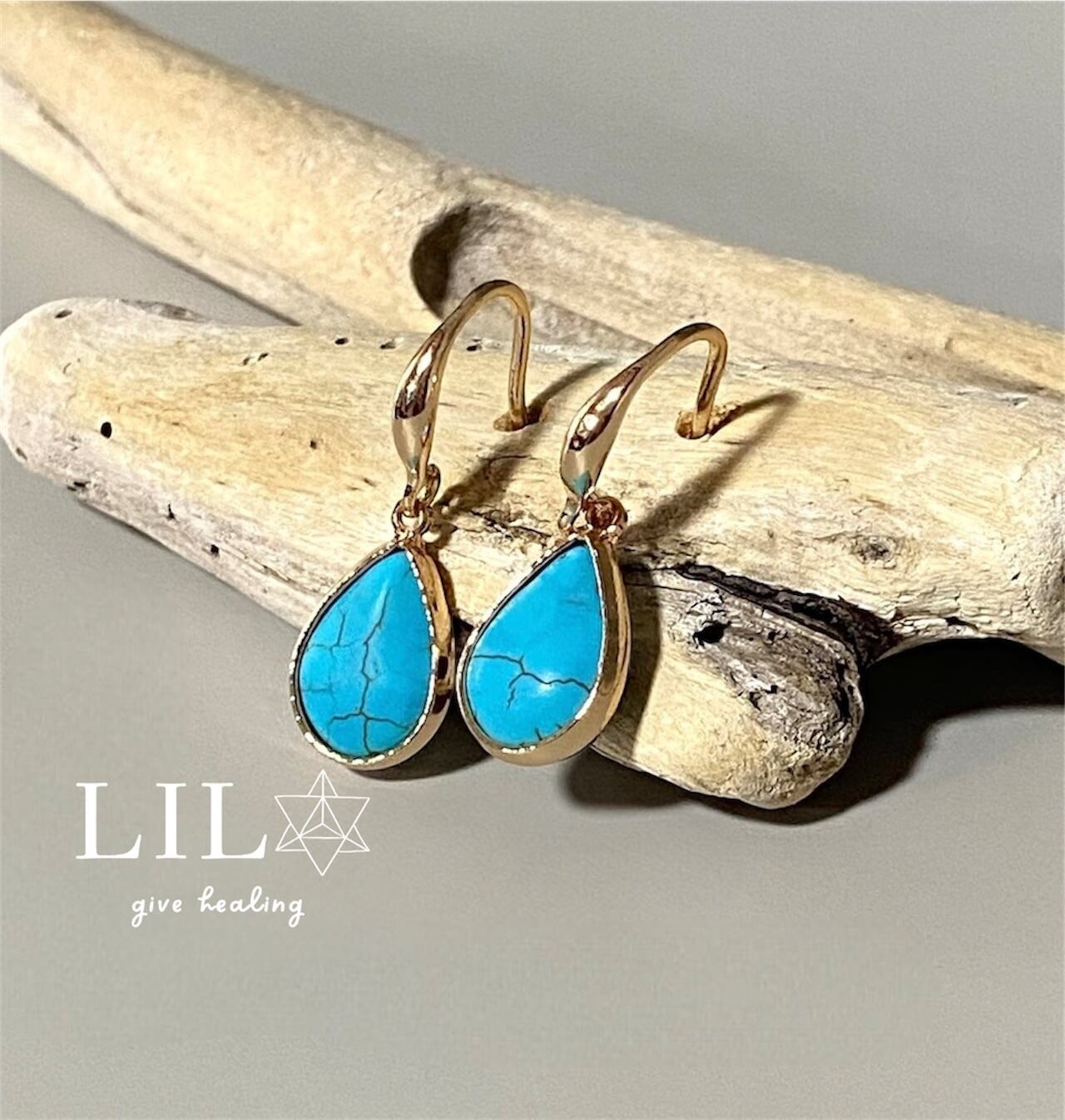 天然石ハート♡型ピアス・イヤリング♡4color／サージカル