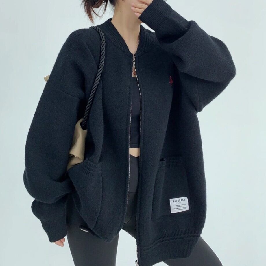 今季25AW apuntob カーディガン　ジャケット Roundneck Sweater Knit Cardigan Jacket 124533 | ヘルシーカジュアル