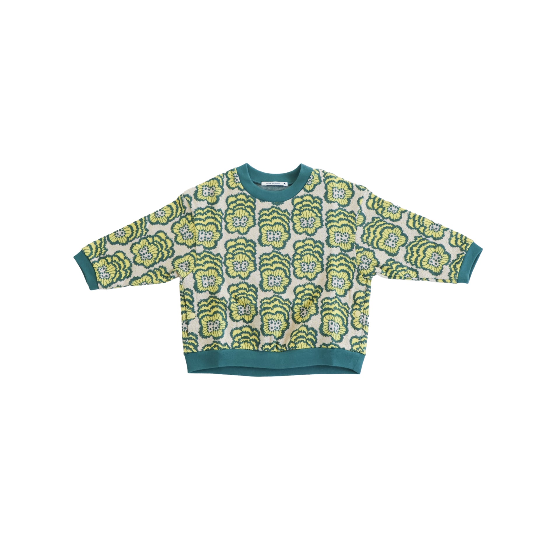 mina perhonen / happy bloom プルオーバー / yellow / 110,120,130cm
