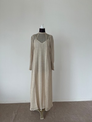 Roman monastic dressローマンモナスティックドレス /コットンニットベージュ