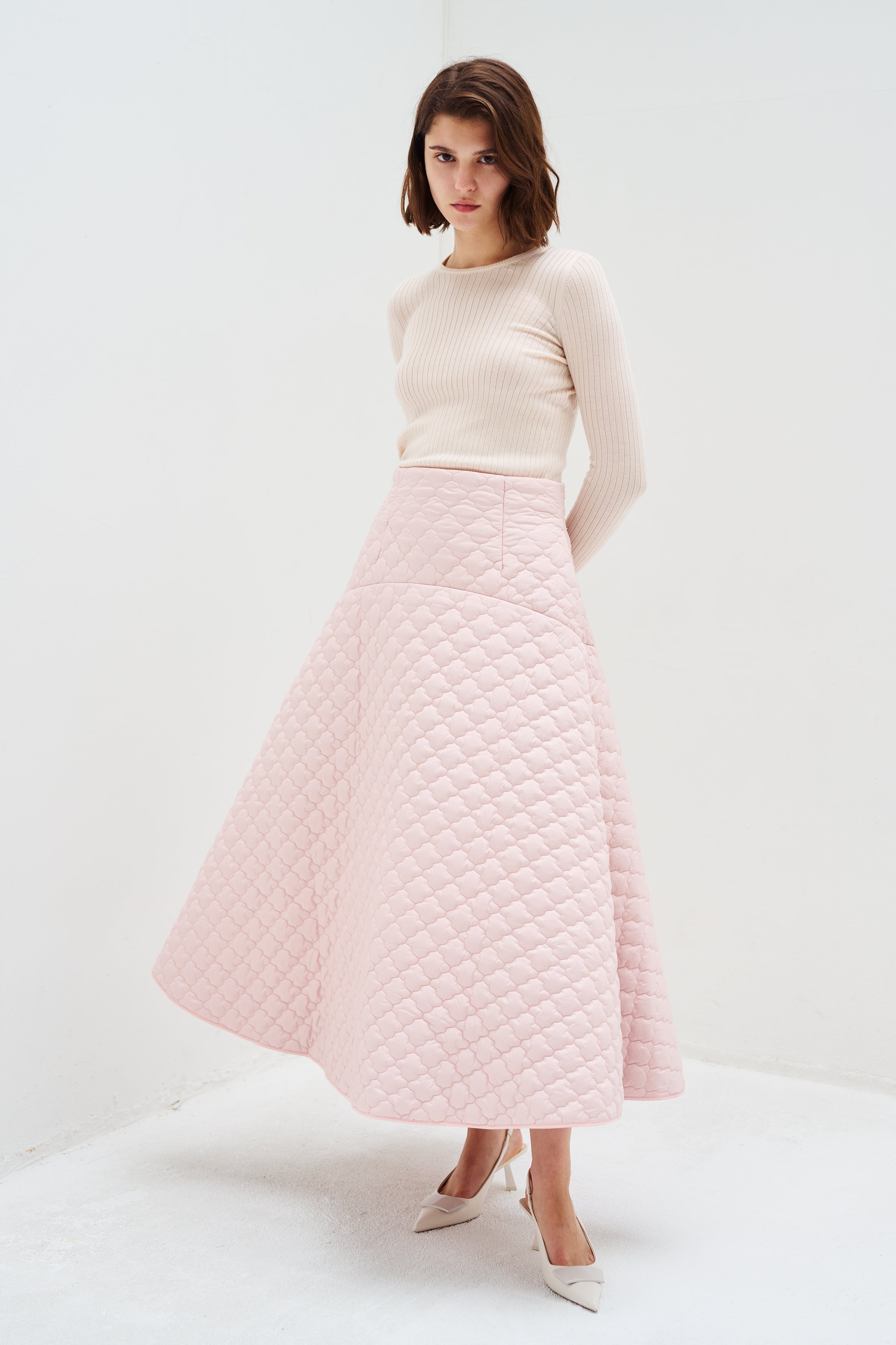 VOYAGE SKIRT PINK | AMICA・kids