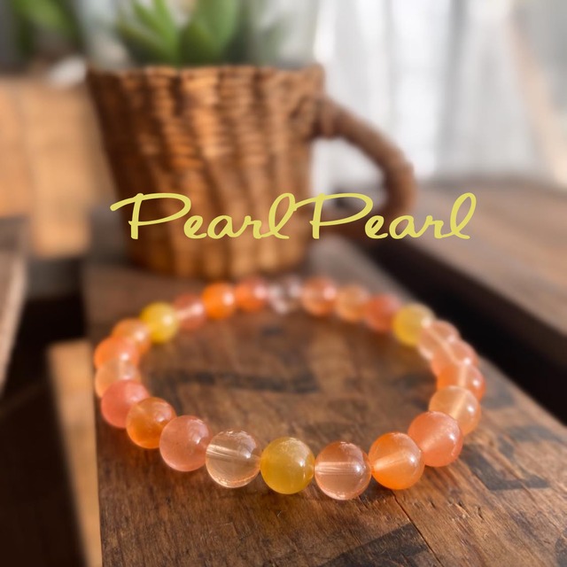 ラビットヘアマルチカラールチルクォーツブレスレット