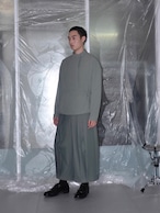 Wide Pleat Cropped Trousers