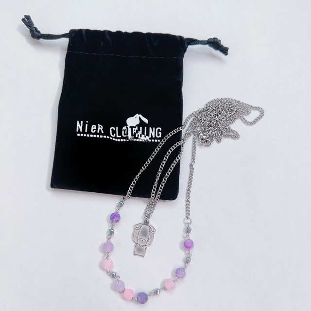 ちゃむちゃむ2連NECKLACE［巾着ポーチ付き］