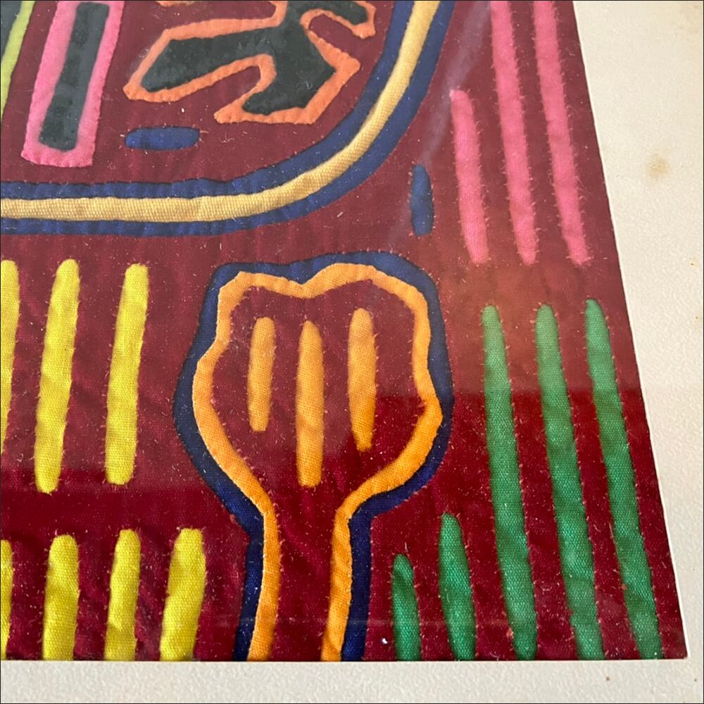 モラ　刺繍　ビンテージ極上品　額装済み ヴィンテージ 40's オールドモラ 額装パネル】 | ALL TOMORROW'S