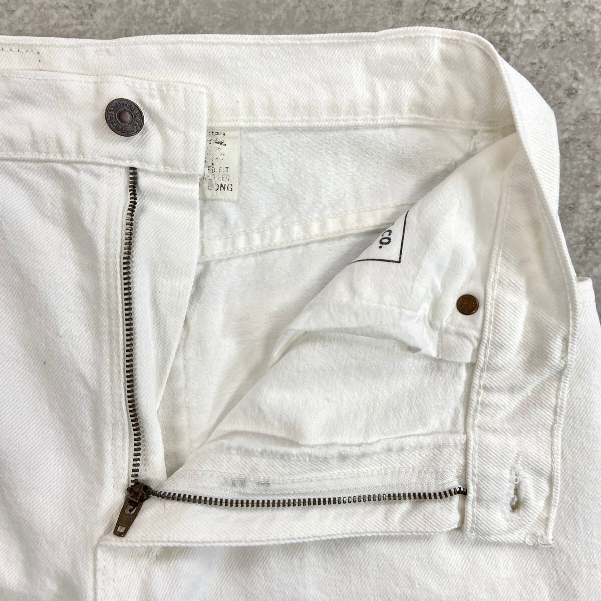 90年代 Levi's リーバイス 551 テーパード ホワイトデニムパンツ