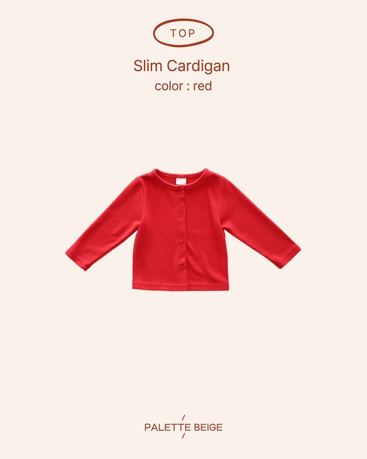 the beige［取寄］slim cardigan 26winter