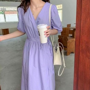 カシュクールワンピース　A0398