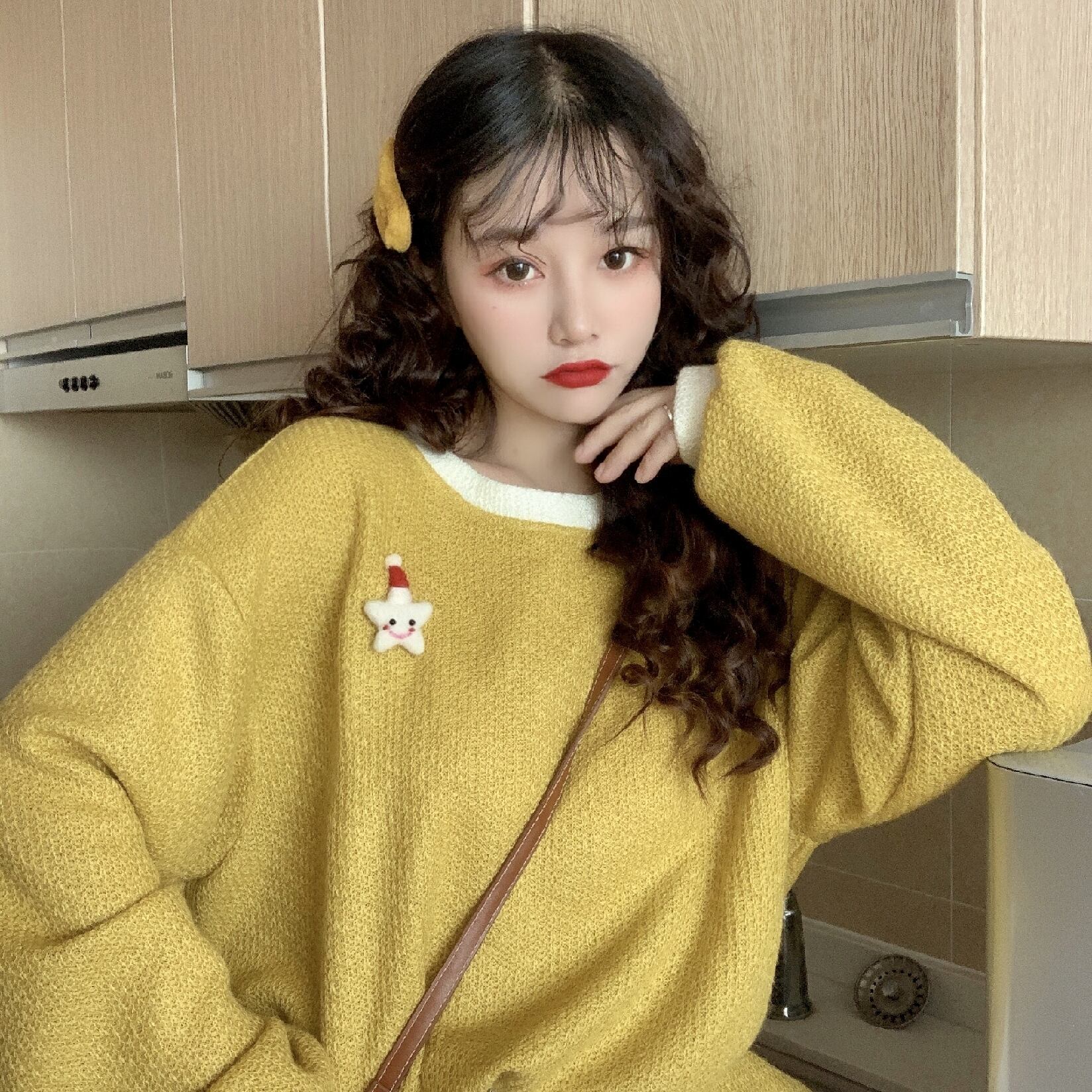 プルオーバー セーター オータムウィンタールーズスタイルコート ジャケット 大人ガーリー スウィート キュート カジュアル 秋物 冬物 萌量不足84631007936