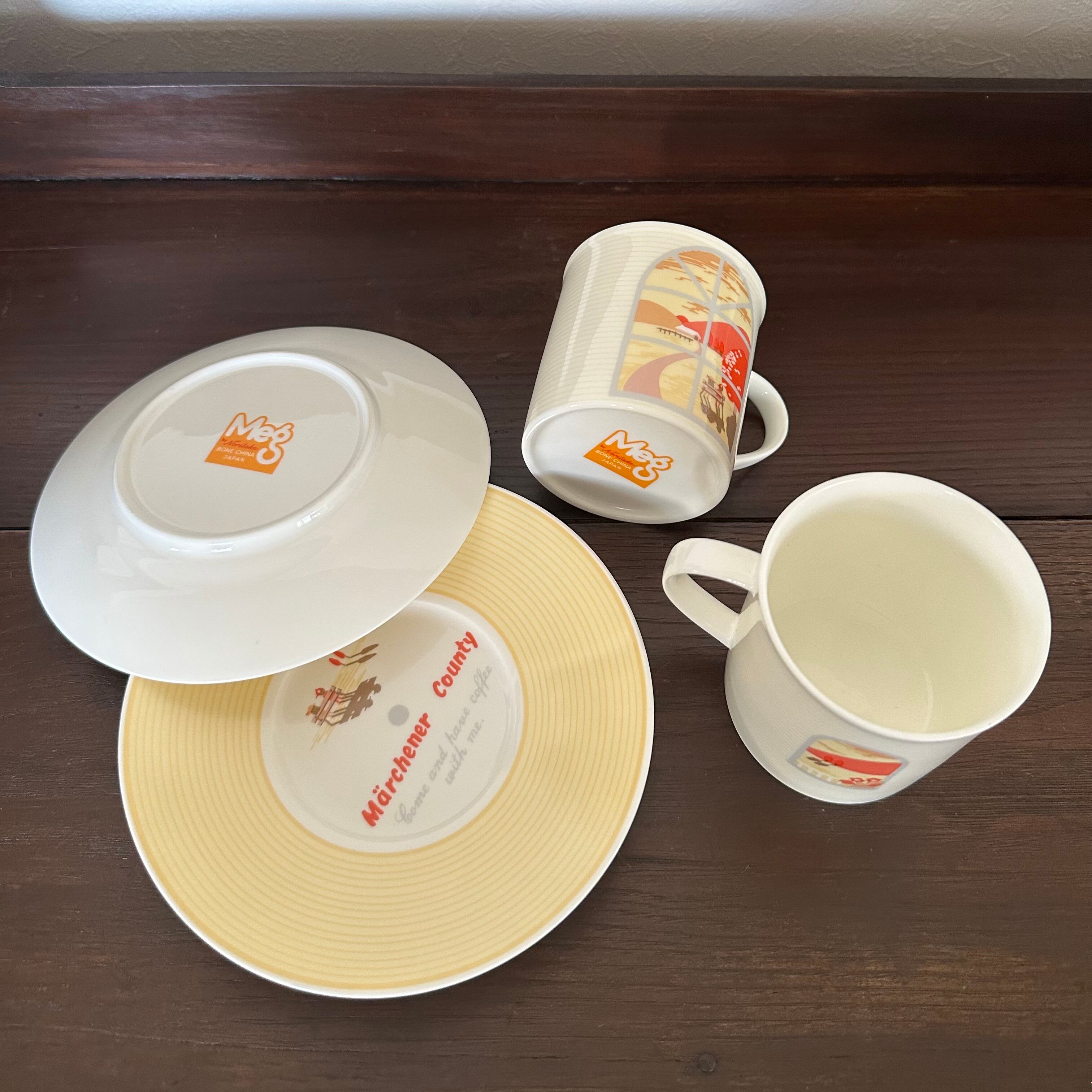 USED品 Meg by noritake ノリタケ カップ&ソーサー 2客セット | full