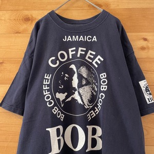 【anvil】半袖 Tシャツ ボブマーリー BOB MARLEY アーチロゴ パロディT バータグ US古着