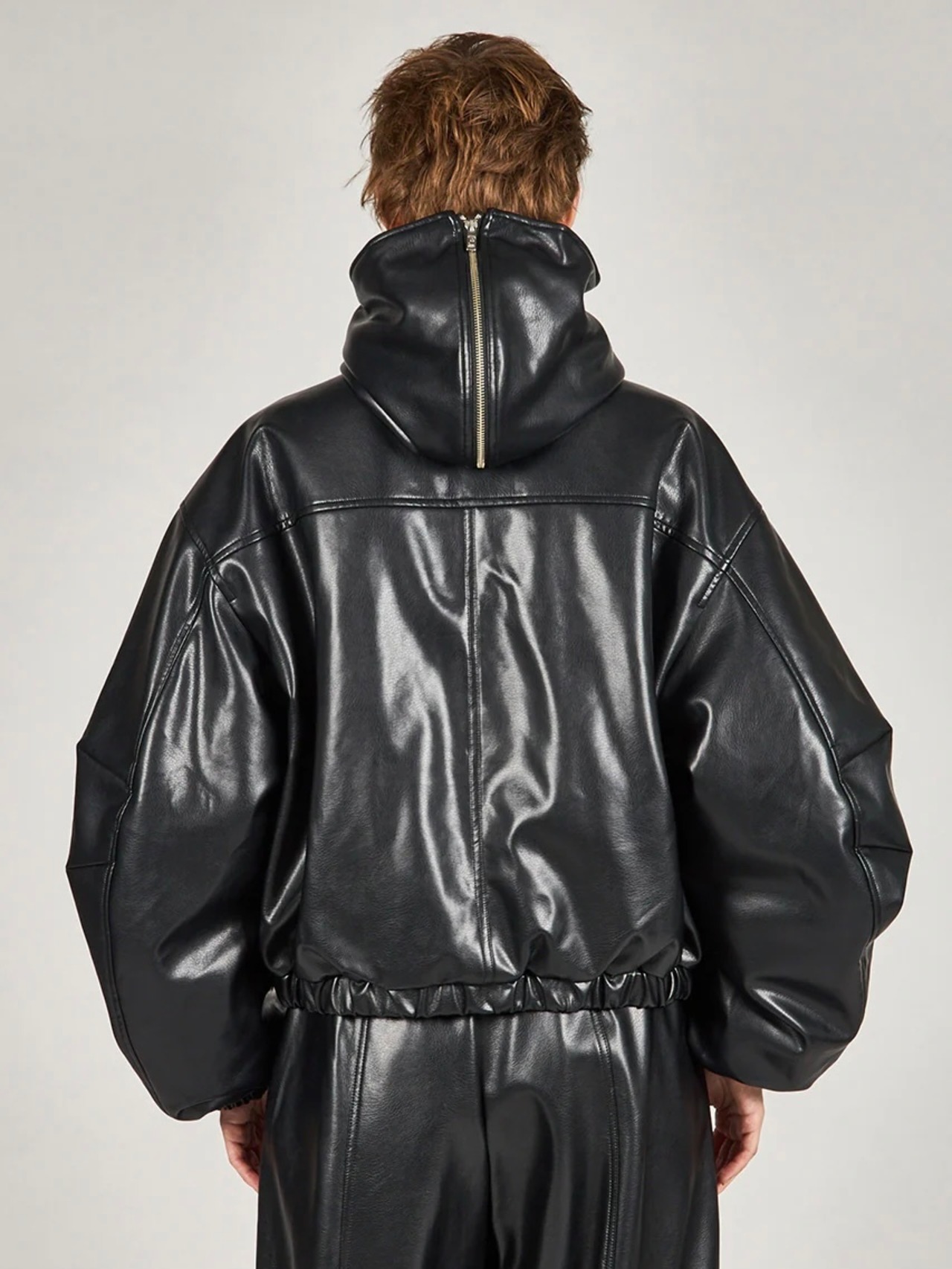 【25AW】PRANK PROJECT プランクプロジェクト /Faux Leather Padded Trucker Jacket - 5