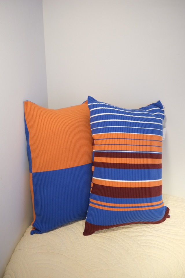 TORINOKI × GiU GiU “NONNA Cushion Cover”  TORINOKIcolorblock ＊クッション本体付き