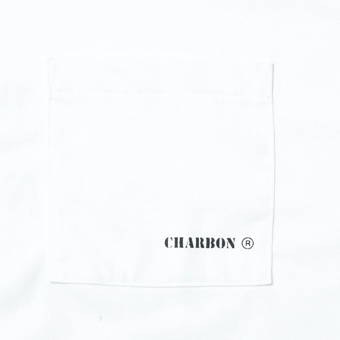 charbon / POCKET DRY BIG T-SHIRTS（WHITE） | 道がまっすぐ