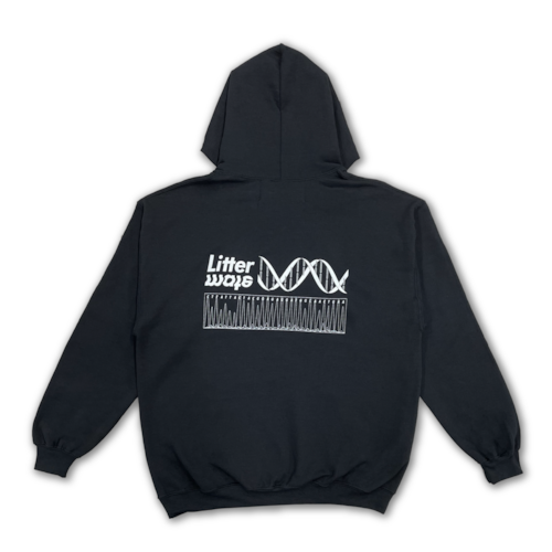 LITTERMATE Sequencing Hoodie Black