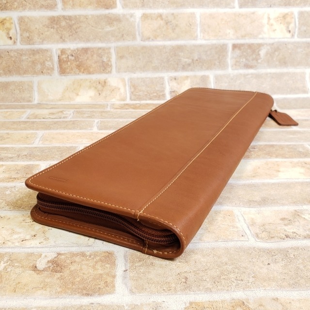 オールドコーチ ☆ レザー ネクタイケース 2本収納 ブラウン coach 
