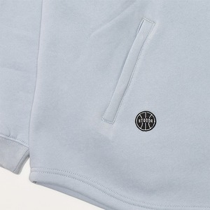 Chestnut logo Sweat Poncho：フェイントブルー