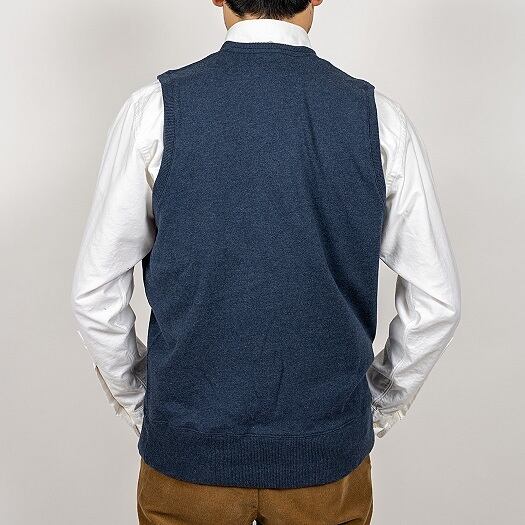 WORKERS ネイビー ベスト　ワーカーズ　サイズ40 WORKERS(ワーカーズ)～FC High Gauge Knit, Vest NAVY～ | Amboy