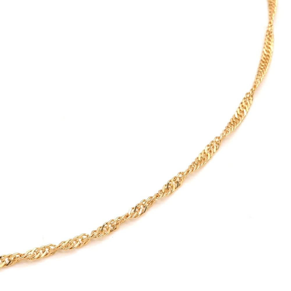 K18 ベネチアンチェーン 0.5mm | FAMESS JEWELRY