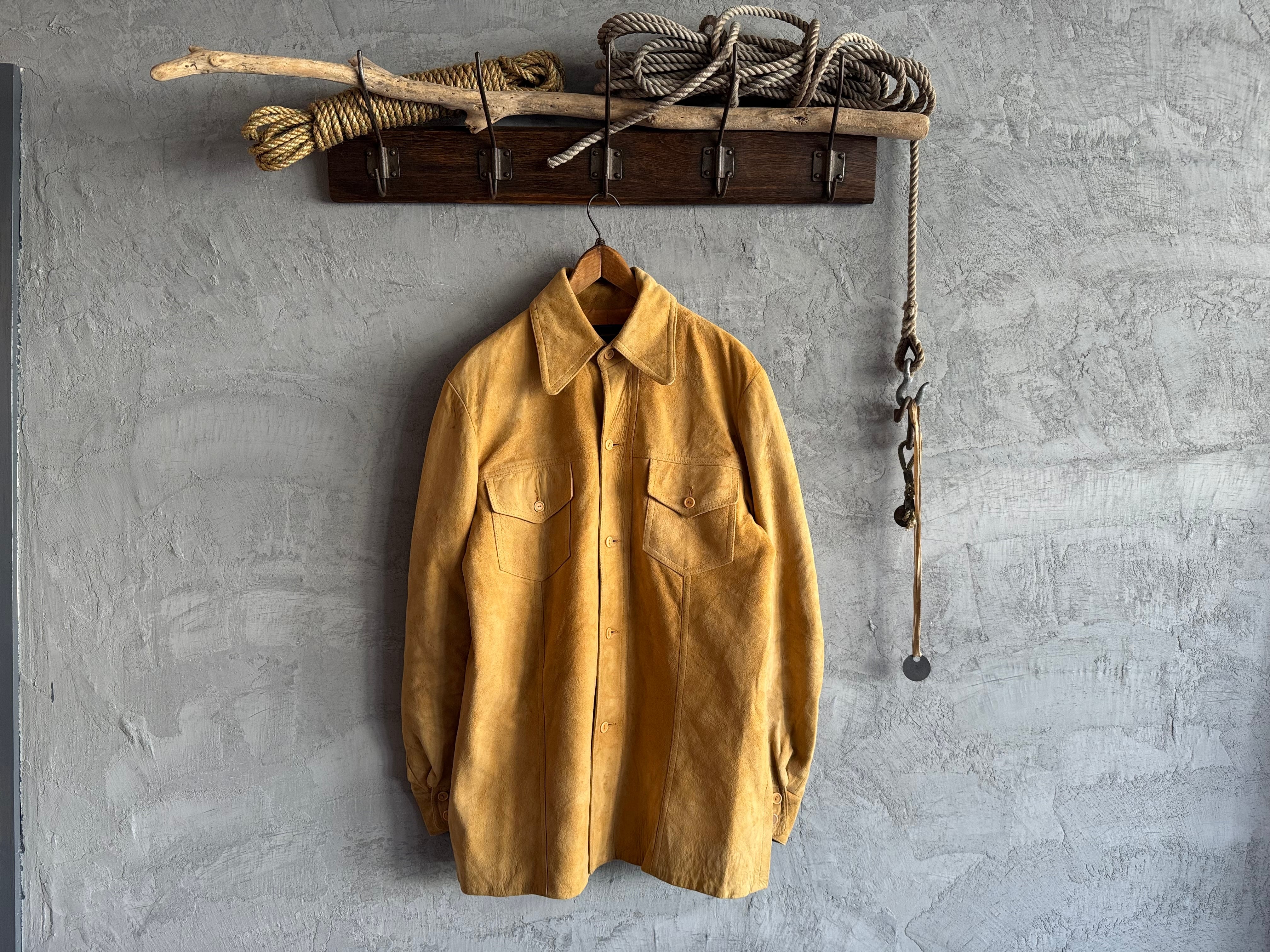 EDDIE BAUER スウェードジャケット unisex】”Eddie Bauer” suede LEATHER jacket | SISON