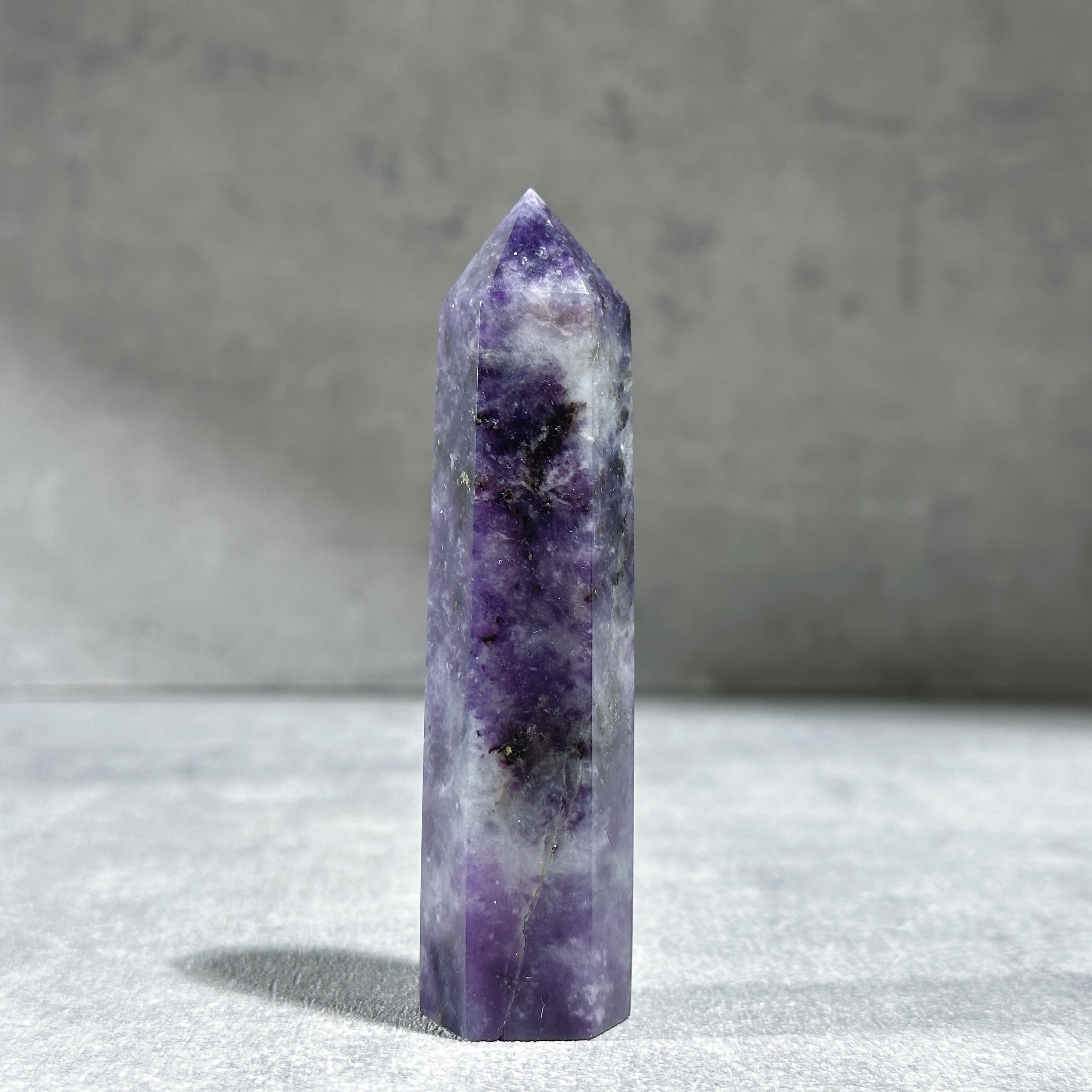 レピドライト タワー型35◇Lepidolite◇天然石・鉱物・パワーストーン