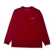 mont-bell モンベル 長袖 Tシャツ M/ワインレッド メンズ アウトドア #1114112