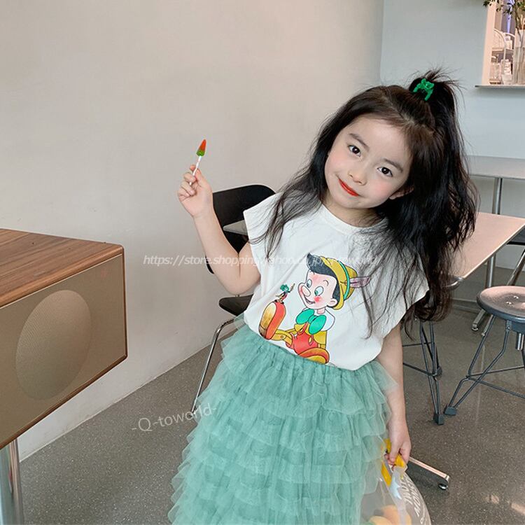 90 140 ワンピース オシャレ ヴィンテージ風 韓国版 可愛い 女の子 韓国子供服 子供服 キッズ Q Toworld キュートワールド 子供服