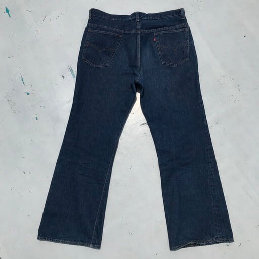 70's Levi's リーバイス 517 66前期 ブーツカットデニム 刻印6 バックポケット裏シングル W38 濃紺 USA製 希少 ヴィンテージ  | agito vintage powered by BASE