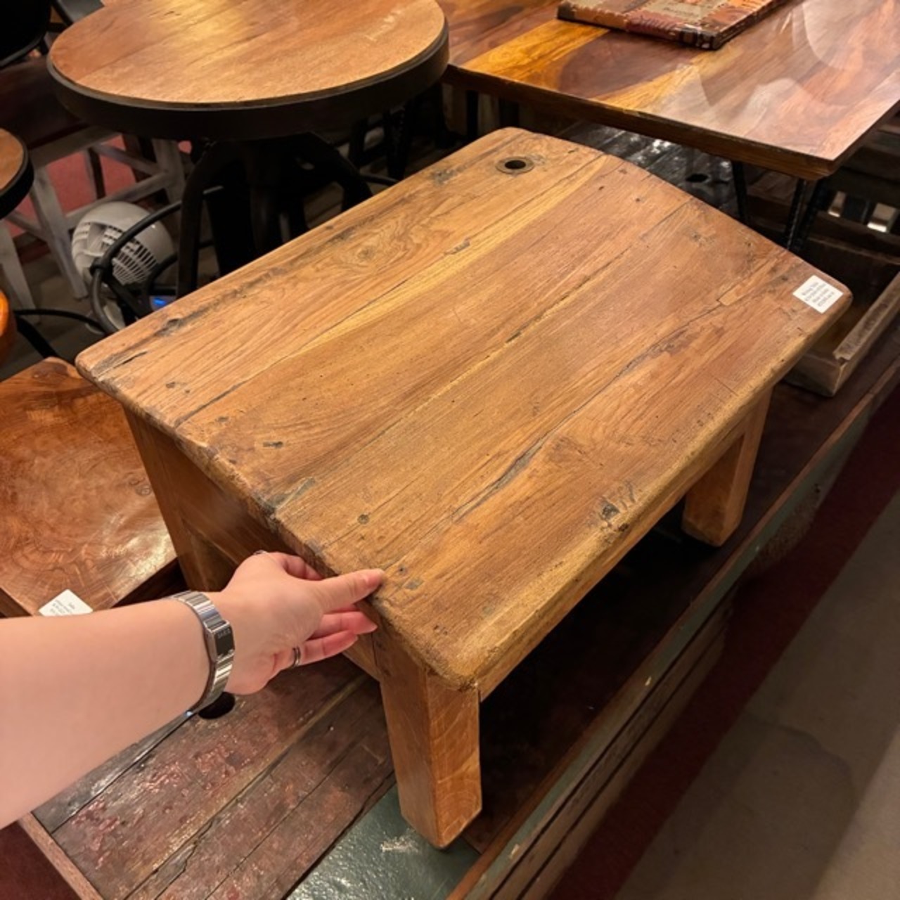 India Writing table / インド ライティングテーブル 一点もの ハンドメイド アンティークウッド アンティーク調 手作り 作業机 デスク テーブル サイドテーブル 置物 インテリア 店舗ディスプレイ
