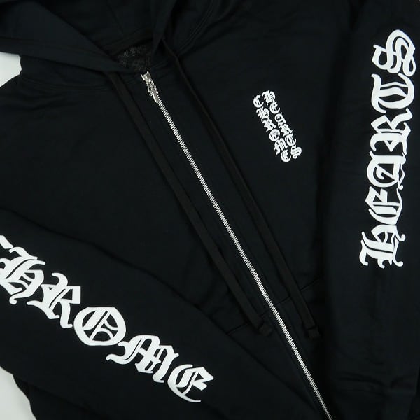 Size【M】 CHROME HEARTS クロム・ハーツ VRTCL FULL ZIP HOODIE BLACK